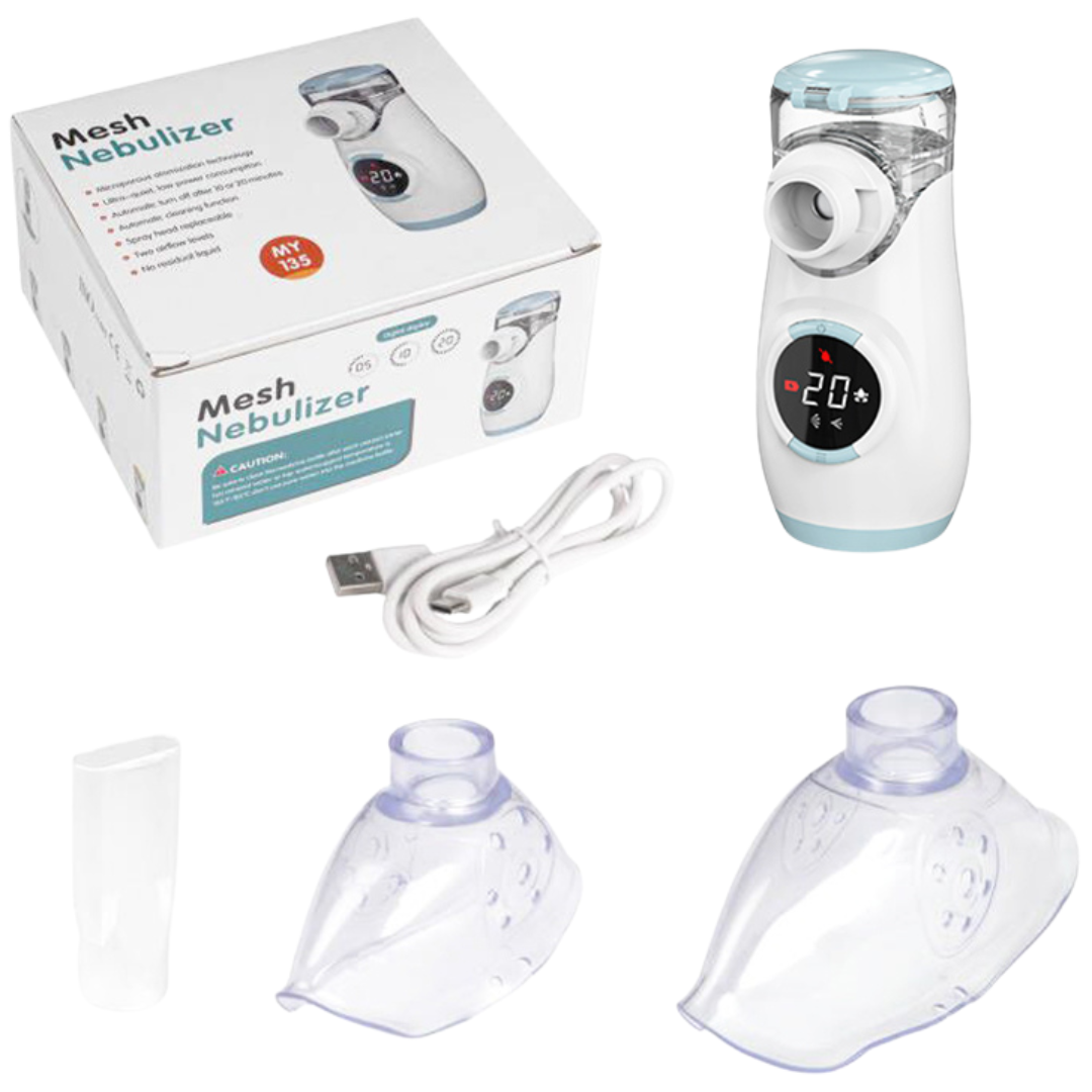 EasyCarry Inhalátor + Ajándék 5×5 ml Sóoldattal💧