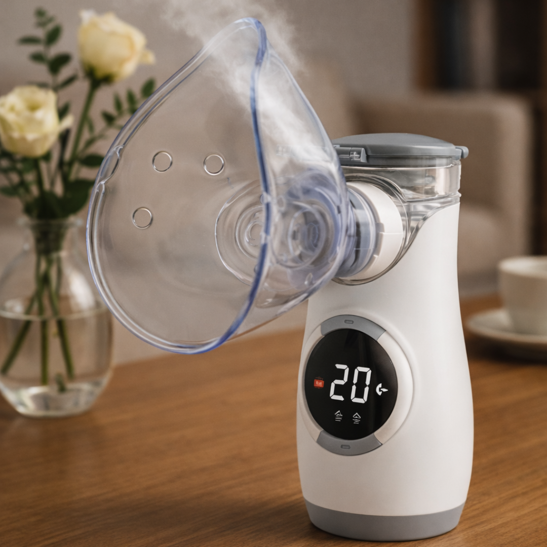 EasyCarry Inhalátor + Ajándék 5×5 ml Sóoldattal💧