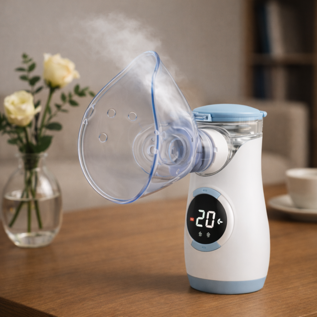 EasyCarry Inhalátor + Ajándék 5×5 ml Sóoldattal💧